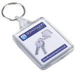 Passport Photo Sized Keyring. Printed Full Colour