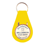 Pear Shaped Keyfob with Dome