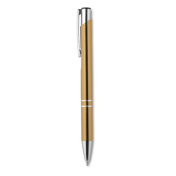 Push button pen with black ink | Branded Metal Pen
