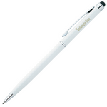 BIC® Sleek Stylus Pen White with Black Ink