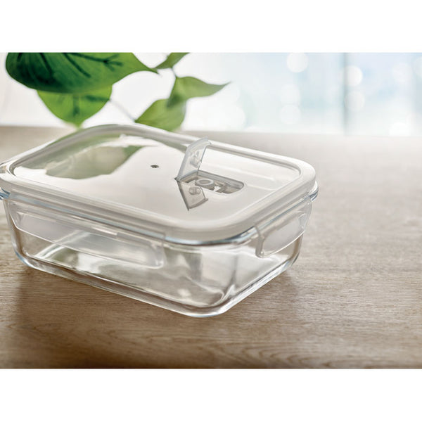 Branded Glass lunchbox & PP lid 900ml