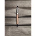 Branded Loure wood barrel ballpoint pen