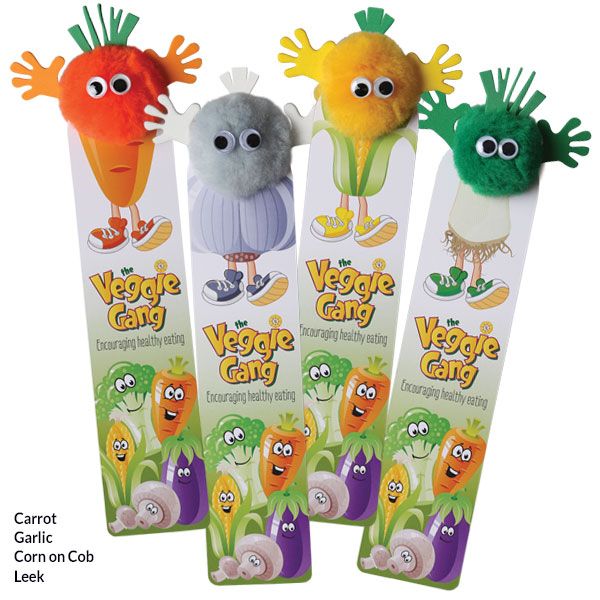 Healthy Logobug Characters on a Bookmark!