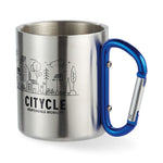 Branded Metal mug & carabiner handle