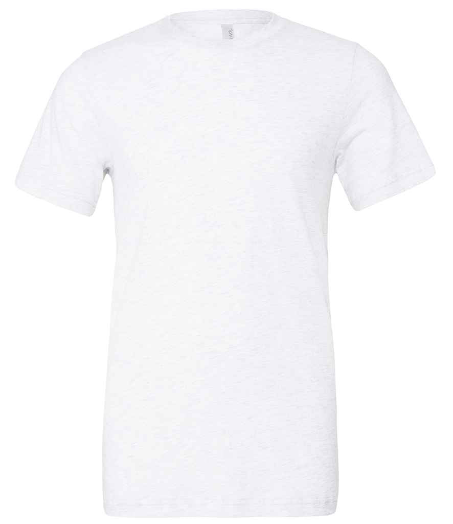Canvas Unisex Tri-Blend T-Shirt Solid White Tri-Blend