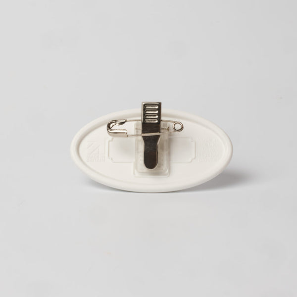 Essential Name Badge - Oval - Combo Clip