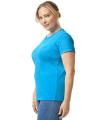 Gildan Ladies Heavy Cotton™ T-Shirt Heather Sapphire