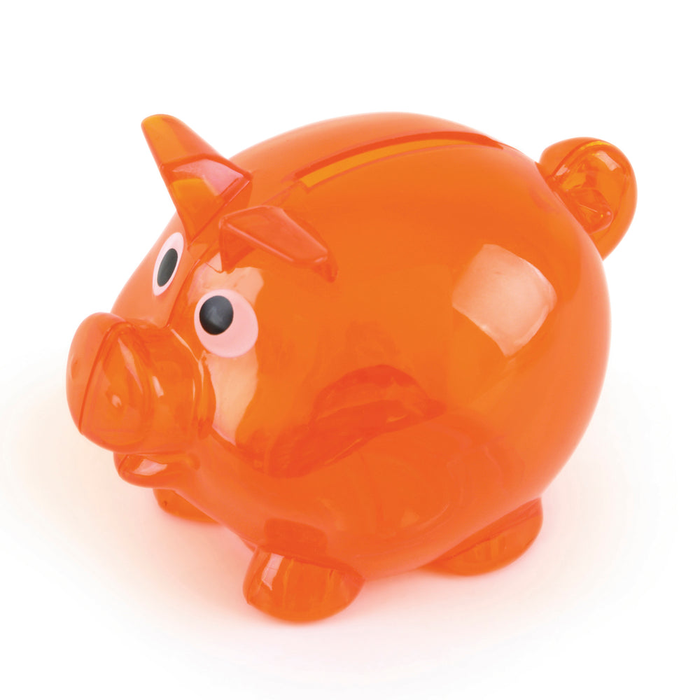 Branded Piglet Bank Mini Single Slot Translucent piggy bank