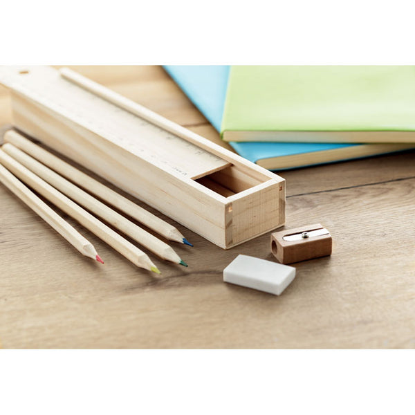 Branded Stationery set in wooden box