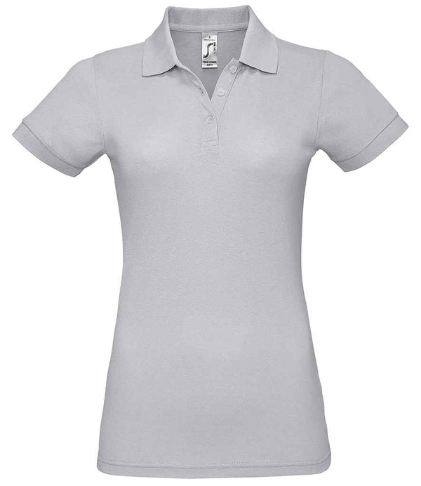 SOL'S Ladies Prime Poly/Cotton Piqué Polo Shirt Pure Grey