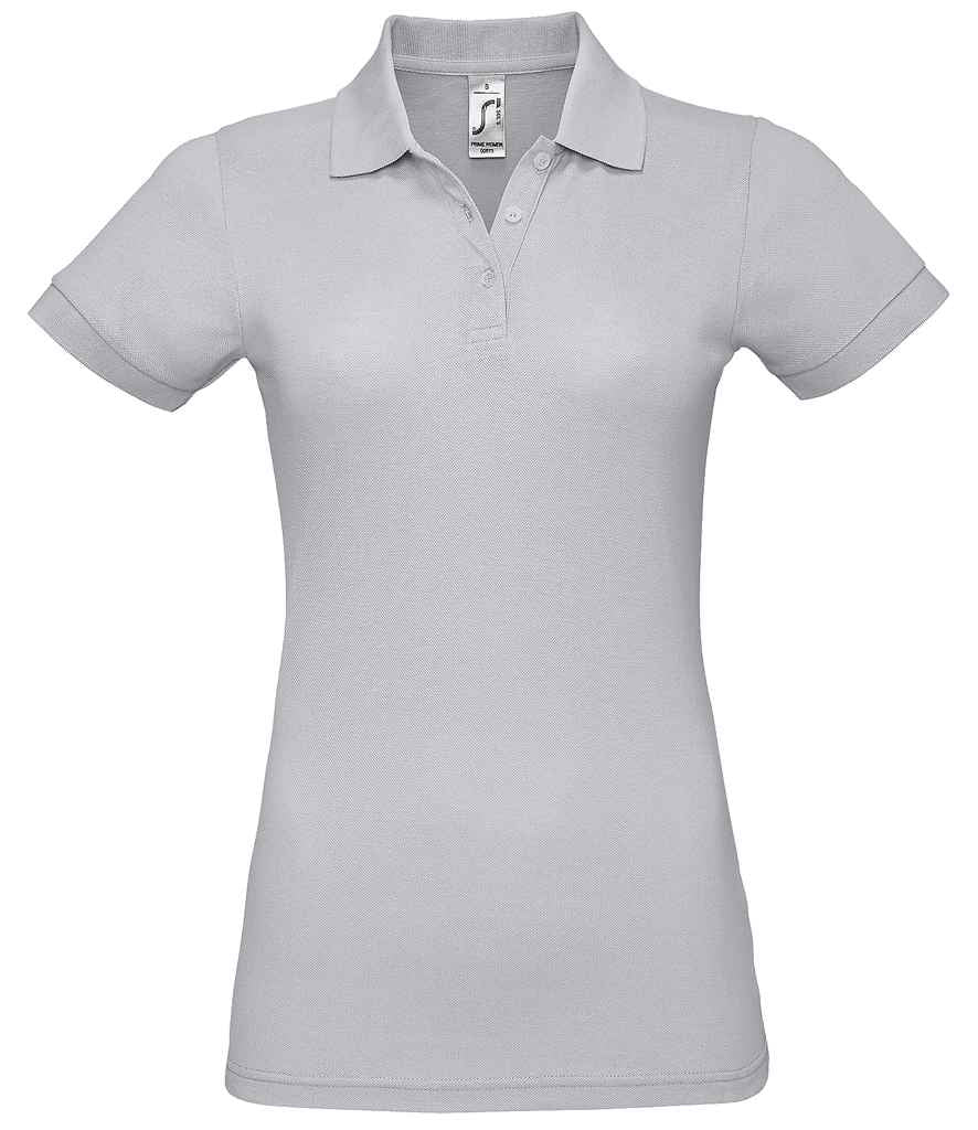 SOL'S Ladies Prime Poly/Cotton Piqué Polo Shirt Pure Grey