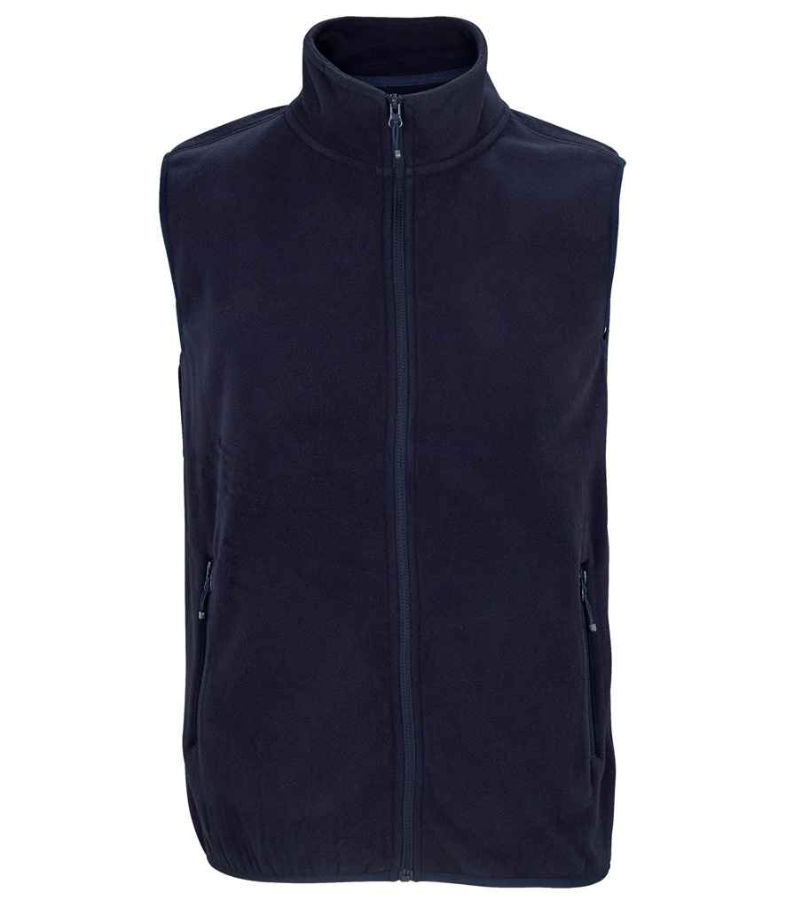 SOL'S Unisex Factor Recycled Micro Fleece Bodywarmer Navy