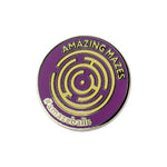 Branded Stamped Iron Hard Enamel Badge (25mm)
