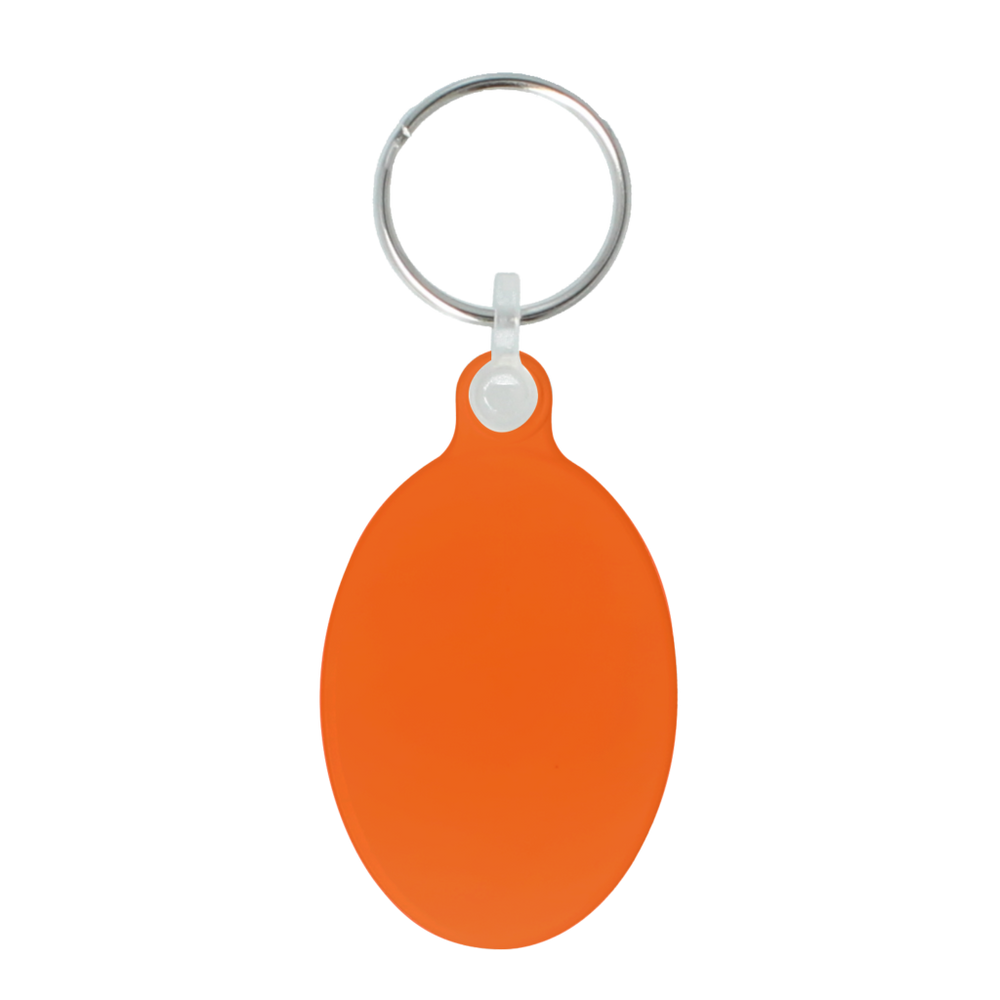 50mm Oval Keyring