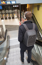 Branded Swiss Peak AWARE™ anti-theft 15.6" laptop backpack