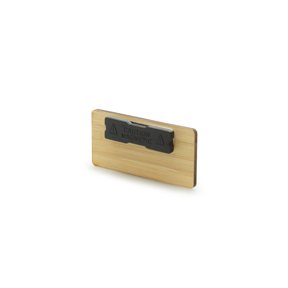 Branded Wooden Metal Badge