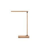 MOREY. Bamboo folding table lamp with wireless charger