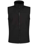 Regatta Flux Soft Shell Bodywarmer Black/Black
