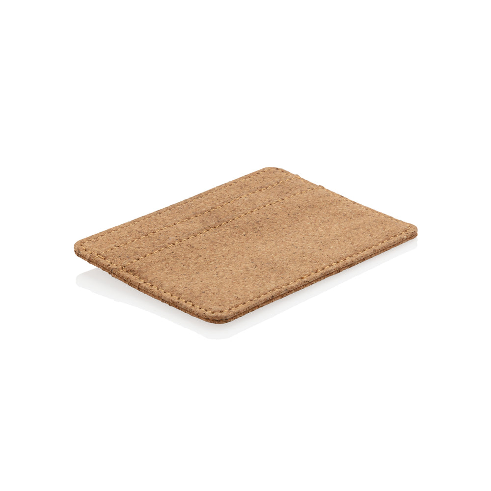 Branded Cork secure RFID slim wallet