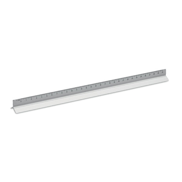Branded 30cm Ruler in aluminium