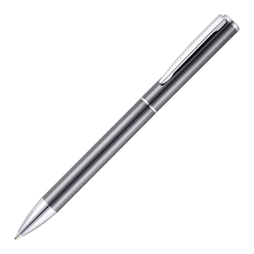 Branded CATESBY metal twist action ball pen