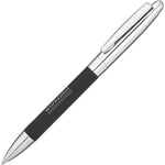 Branded JAVELIN ball pen with Soft Feel barrel and chrome trim