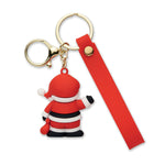 Santa keyring bag charm