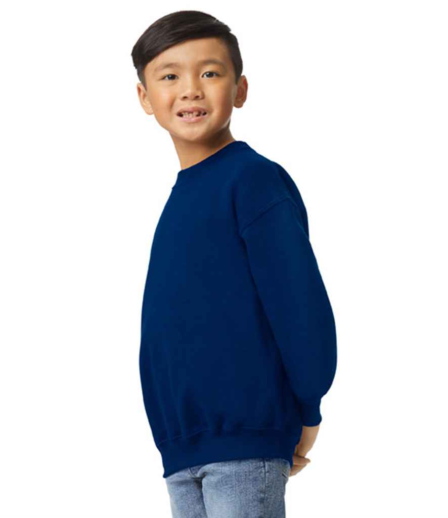 Gildan Kids Heavy Blend™ Drop Shoulder Sweatshirt Navy