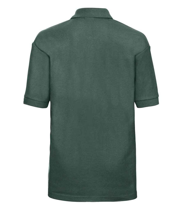 Russell Schoolgear Kids Poly/Cotton Piqué Polo Shirt Bottle Green