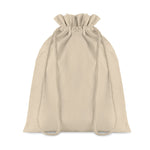 Branded Medium Cotton draw cord bag
