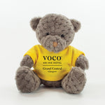 Coloured T-Shirt Bear II 15cm Waffle Bear, Grey
