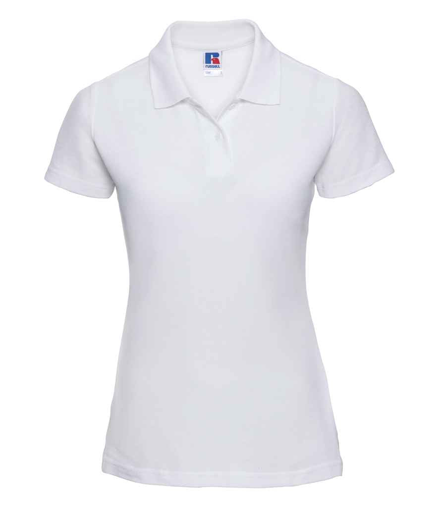 Russell Ladies Classic Poly/Cotton Piqué Polo Shirt White