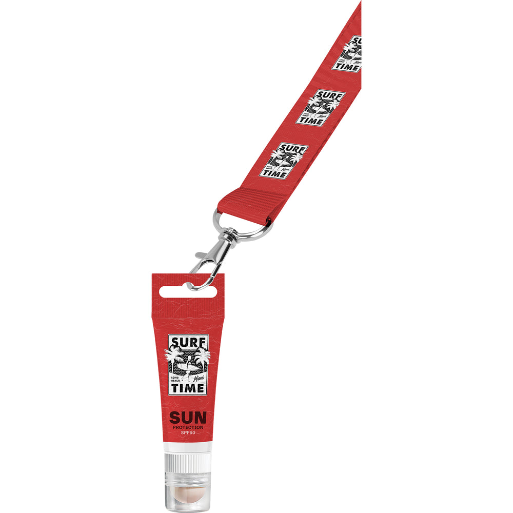 The Mytos - SPF50 Sun Lotion (20ml) & SPF20 Lip Balm with Lanyard Cut-Out