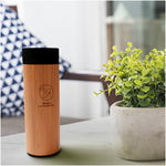 Branded SCX.design D11 500 ml bamboo smart bottle
