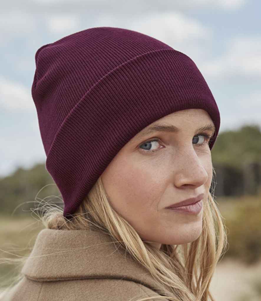 Branded Beechfield Organic Cotton Original Cuffed Beanie