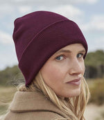 Branded Beechfield Organic Cotton Original Cuffed Beanie