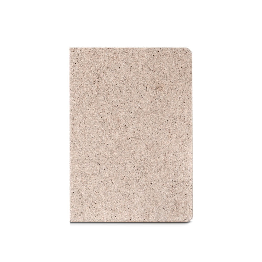 TEAPAD SEMI-RIGID. A5 notebook with semi-rigid cover made from tea leafs waste (65%)