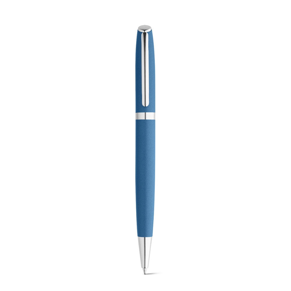 RE-LANDO-SET. Roller and ball pen set with 100% recycled aluminium body