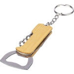 The Stuart - Bamboo bottle opener keyring