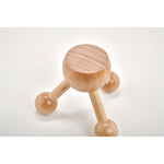Branded Hand held massager in wood