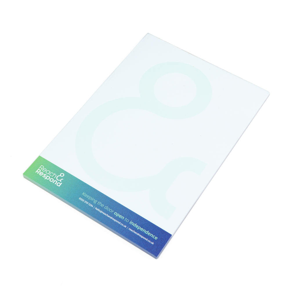 A5 Printed Notepads | Promotional Logo Notepads Tear Away Pads A5 Size