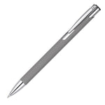 MOLE-MATE ball pen with chrome trim Grey