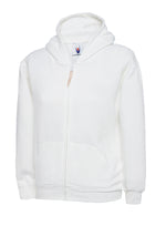 Branded Childrens Classic Full Zip Hooded Sweatshirt