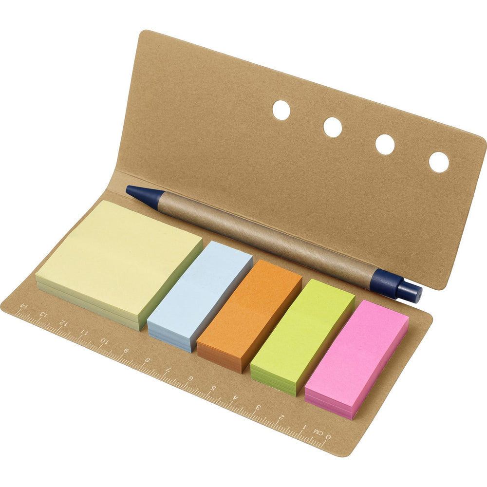 Branded Cleton Cardboard holder with ruler