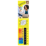 Laminated Card Bookmark with Temperature Gauge