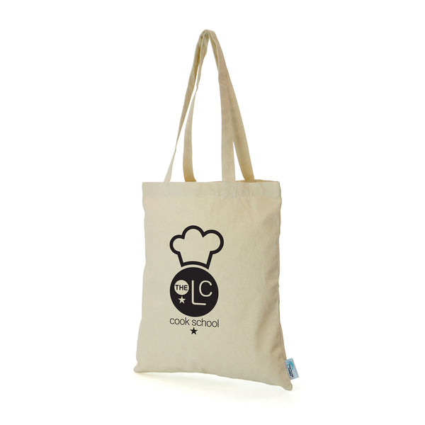 Branded 7oz Recycled Cotton Shopper. Long Handled