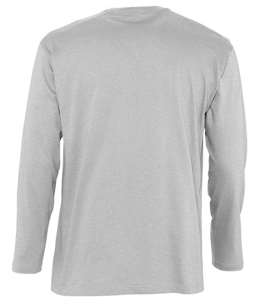 SOL'S Monarch Long Sleeve T-Shirt Grey Marl