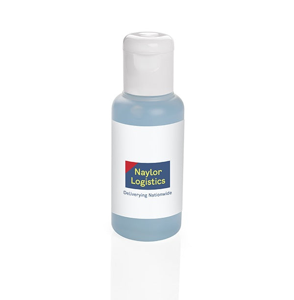 Hand Sanitiser Gel in a PCR Bottle with Flip Cap, 50ml