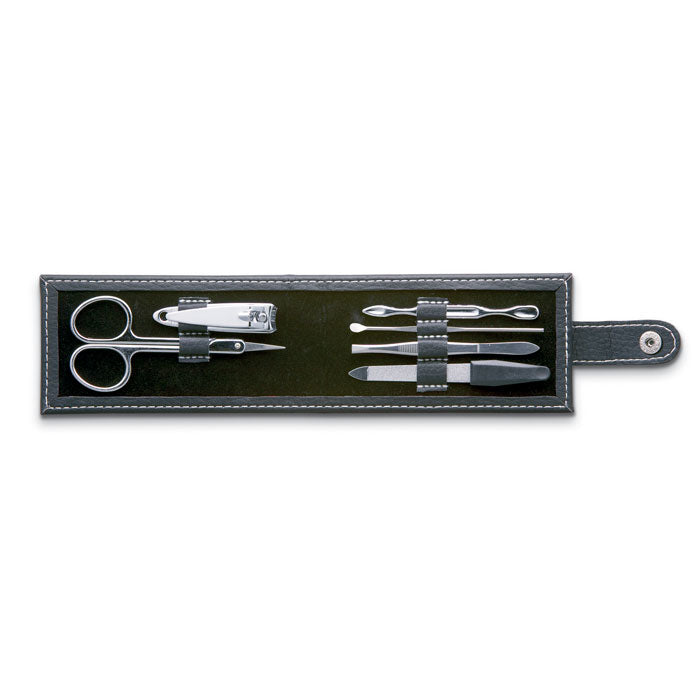 Branded 6-tool manicure set in pouch