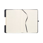 A5 RPET notebook 80 lined with Bamboo Detail
